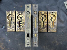 Placas de puerta corredera Sargent 1890 para puerta de bolsillo vernácula mortaja, usado segunda mano  Embacar hacia Argentina