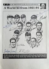 autographed cricket memorabilia for sale  NOTTINGHAM