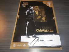 Cartão de autógrafo assinado à mão por Carlos Carvalhal RC Celta de Vigo, usado comprar usado  Enviando para Brazil