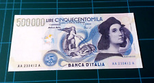 Banconota 500000 lire usato  Livorno