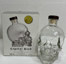 Crânio de vidro cabeça de cristal garrafa vazia 750 ml cortiça original Dan Aykroyd comprar usado  Enviando para Brazil