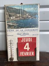 Ancien thermometre calendrier d'occasion  Drumettaz-Clarafond