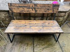 Outdoor bench metal for sale  ROSSENDALE
