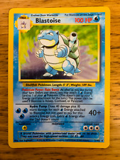 ¡Juego de cartas de Pokémon Blastoise (2/102) Holo Base! ¡P&P RÁPIDO Y GRATUITO! segunda mano  Embacar hacia Argentina