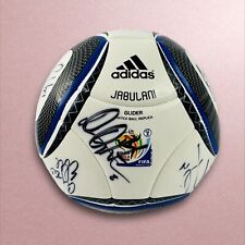 Réplica de balón de partido de la Copa Mundial de la FIFA 2010 Adidas Jabulani con 19 firmas segunda mano  Embacar hacia Argentina