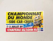 Sticker championnat moto d'occasion  Le Mans