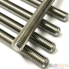 Used, A4 STAINLESS STEEL FULLY THREADED ROD BAR STUDDING THREAD M3 M4 M5 M6 M8 M10 M12 for sale  Shipping to South Africa