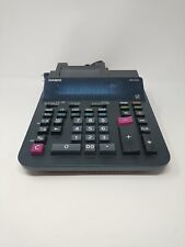 Calculadora de impresión de 12 dígitos de escritorio Casio DR-120R negra, probada y en funcionamiento  segunda mano  Embacar hacia Argentina