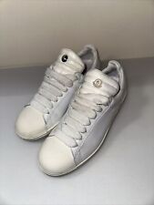 Moncler leather trainers for sale  NOTTINGHAM