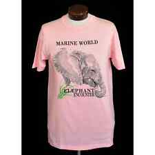 Camiseta Vintage Años 80 Marine World Elephant Encounter California Souvenir Mediana a Grande segunda mano  Embacar hacia Argentina