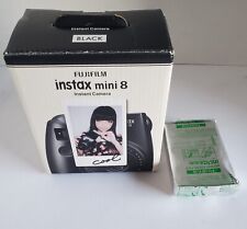 Fujifilm Instax Mini 8 Instant Film Camera W/ 15 Sheets - Black-Tested & Working for sale  Shipping to South Africa