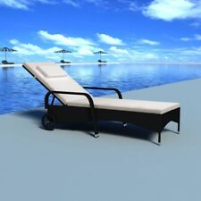 Outdoor rattan lounger for sale  SOUTHALL