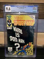 WEB OF SPIDER-MAN #18 CGC 9.6 (Marvel 9/86) com PÁGINAS, 1º Veneno comprar usado  Enviando para Brazil