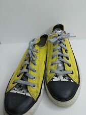 Converse All Star Chuck Taylor Low Top Masculino Tamanho 6 Feminino Tamanho 8 Amarelo com Estrelas e Gli comprar usado  Enviando para Brazil