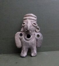 Ceremonieel beeldje/fluit idvv een staand figuur Mexico Jalisco Pre Columbiaans tweedehands  Amsterdam - Spiegelbuurt