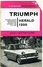 Triumph herald 1200 for sale  ALFRETON