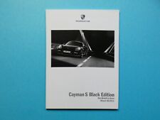 Usado, Prospekt / Preisliste mit Daten - Porsche Cayman S Black Edition (987c) - 05/11 comprar usado  Enviando para Brazil