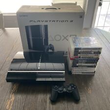 Sony PlayStation 3 PS3 80GB Console - Black CECHL01 CIB Bundle LOT W/ 14 Games for sale  Shipping to South Africa