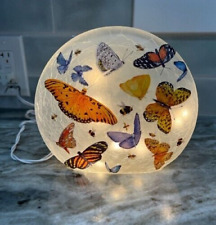 Butterfly crackle glass for sale  Caledonia