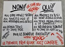 Toxic affiche originale d'occasion  Montpellier-