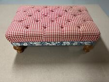 Upholstered tufted ottoman for sale  Carmel