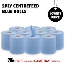 Centrefeed blue rolls for sale  GRAYS