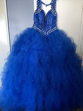 Quinceanera dress royal for sale  Reeseville