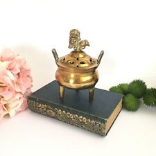 Antique brass incense for sale  LONDON