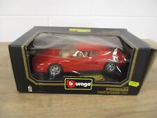 Used, Bburago 1/18 3019 Red Ferrari Testarossa 1984 Diecast Model Boxed Box Damaged for sale  Shipping to South Africa
