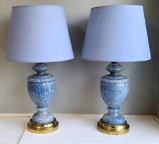 side table blue lamp for sale  Clinton