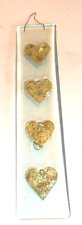 Fused glass heart for sale  ARBROATH