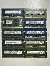 Lot 10 Mixed Brands/Speeds 4GB PC3/PC3L-10600/12800 DDR3 Laptop Ram Memory -40GB, used for sale  Shipping to South Africa