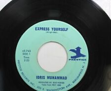 Ouça! Funk Jazz Nwa 45 Idris Muhammad - Express Yourself / Super Bad On Prestige comprar usado  Enviando para Brazil