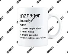 Manager mug coffee for sale  ENFIELD