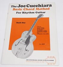 Joe Cucchiara Basic Chord Method For Rhythm Guitar Book One 1967 Vintage Lessons for sale  Shipping to South Africa