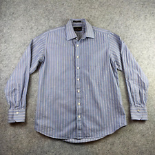 Simon Carter Męska koszula slim fit Vintage Niebieska w paski Długi rękaw Rozmiar 16/41, używany na sprzedaż  PL