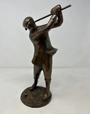 Brass golfer figurine for sale  DUDLEY