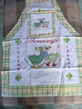 Vintage cotton apron for sale  LEEK