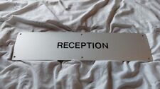 Metal reception sign for sale  TAMWORTH