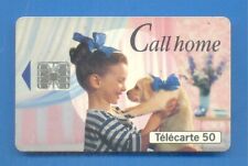 FRANCE TELECOM.CALL HOME.PHONECARD.GIRL CON CACHORRO segunda mano  Embacar hacia Argentina