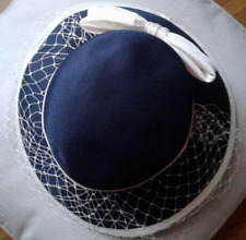 Cappello donna blu usato  Torino