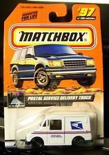 Camión de reparto Matchbox #97 1999 sin usar, furgoneta de correo de cartero USPS segunda mano  Embacar hacia Argentina