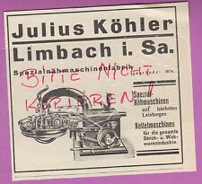 Limbach werbung 1932 gebraucht kaufen  Leipzig