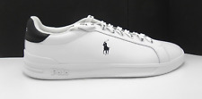Polo Ralph Lauren Heritage Court II Zapatos Bajos Tenis Cuero Blanco Talla 11 segunda mano  Embacar hacia Argentina