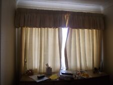 Gold cream curtains for sale  MACCLESFIELD