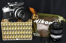 Usado, Nippon Kogaku Nikkorex F 35mm Filme SLR c/w Nikkor-S 50mm f/1.4 Lens & Kit Medidor comprar usado  Enviando para Brazil