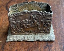 Antique metal matchbox for sale  BURNLEY