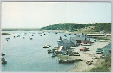 Barcos, carros antigos, Cape Cod, Massachusetts, cartão postal comprar usado  Enviando para Brazil