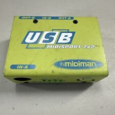 Interfaz USB Midiman Midisport 2x2 salida 2 en 2, original NoAccessories segunda mano  Embacar hacia Argentina