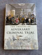 The Origins of Adversary Criminal Trial, John Langbein, Oxford, 2003 comprar usado  Enviando para Brazil